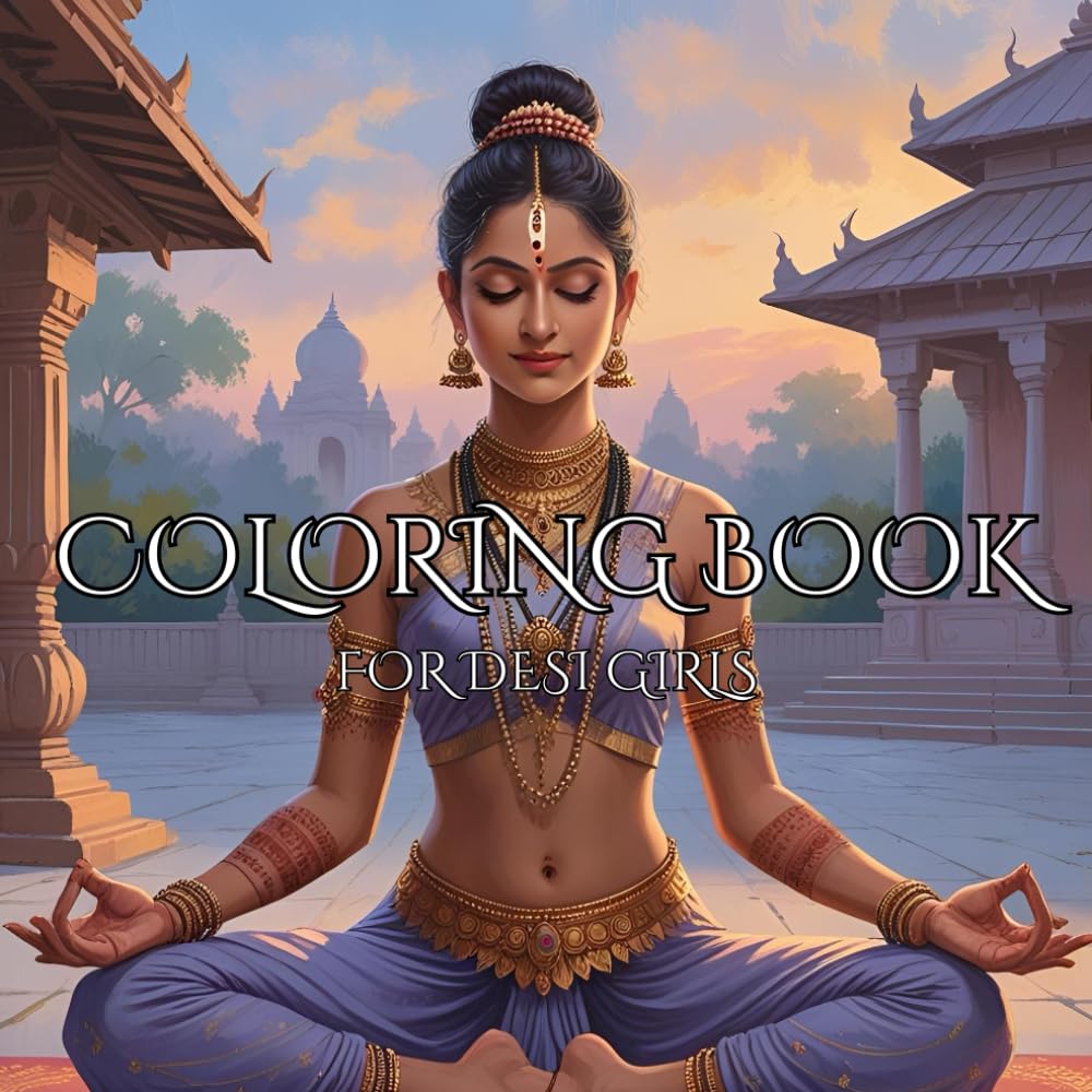 Coloring Book for Desi Girls